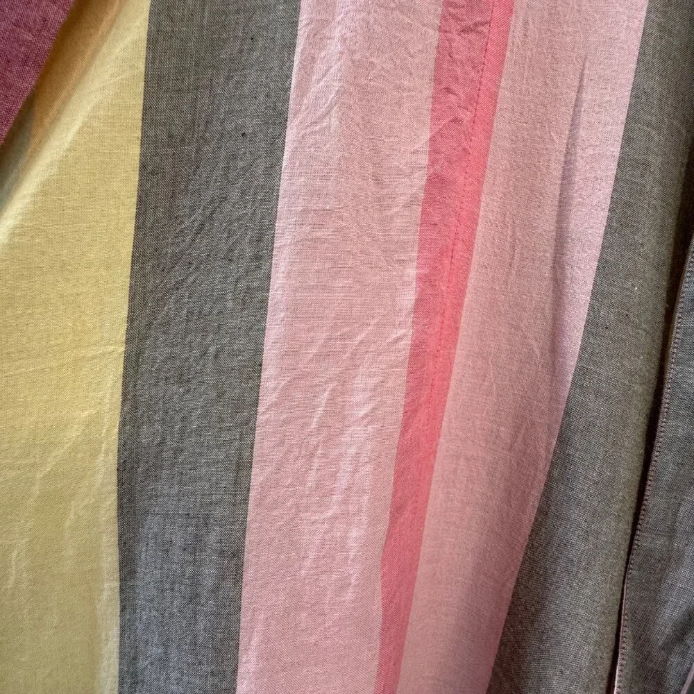 PINK CHICKEN Sterralda Maxi Dress Womens XS Rainbow Stripe Tie Back Sundress - Picture 5 of 9